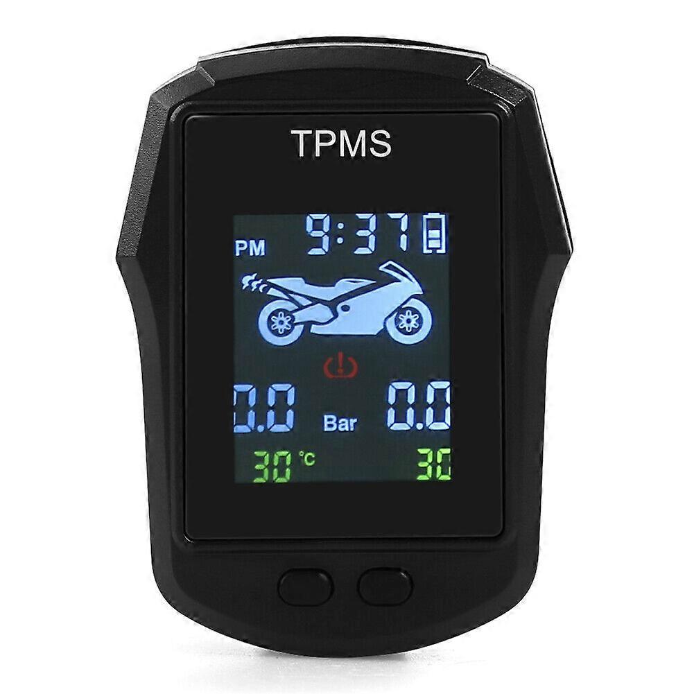 Waterproof Motorcycle TPMS Tire Pressure Monitoring System with External Sensors