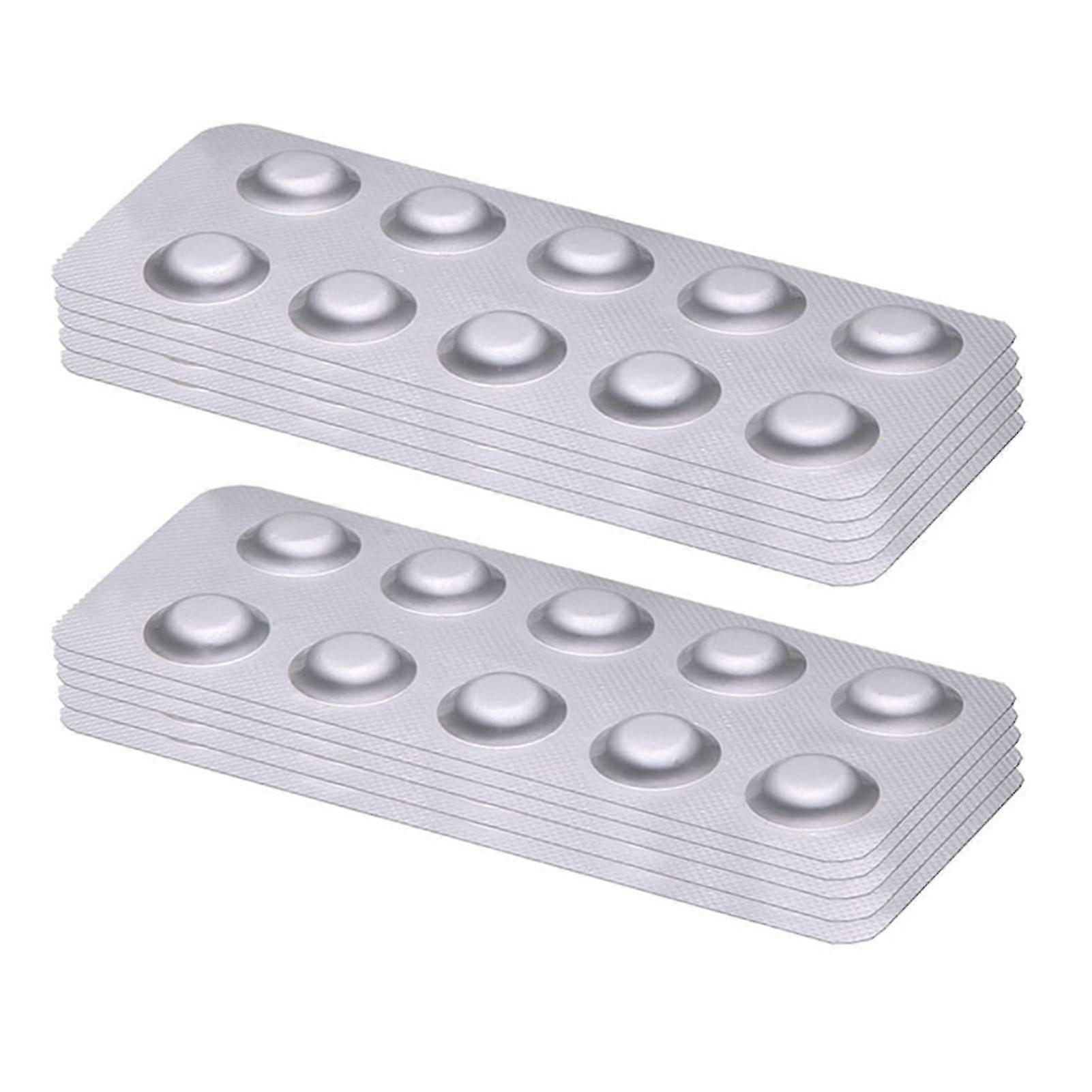 100pcs Clean Effervescent Tablets Quick Dissolving Pool Cleaning Portable Concentrated Fast Testing Chlorine Test Tablets For Swimming Pool