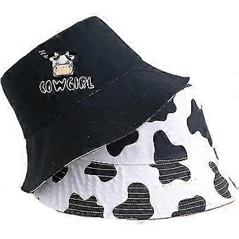 Chapeau seau Unisexe Imprimé Pêcheur Chapeau Réversible Casquette de Pêcheur Pour Hommes Femmes