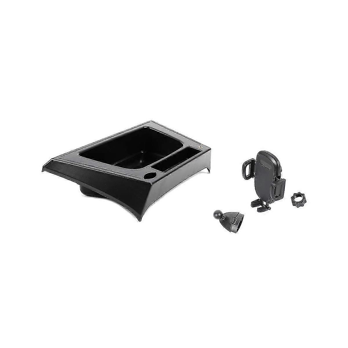 Support de téléphone pour Wrangler Jk 2012-2017, Support de téléphone multi-montage Dash Tray Storage Box Kit système