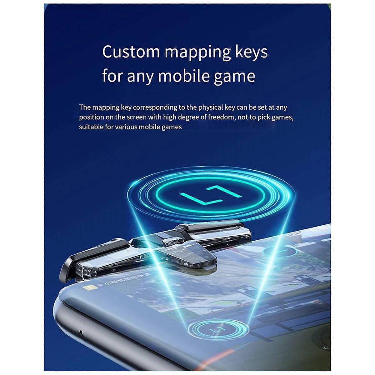 G24 Mobile Phone Game Automatic Bluetooth Trigger Game Button Chicken-Eating Artifact Adjustable Ge
