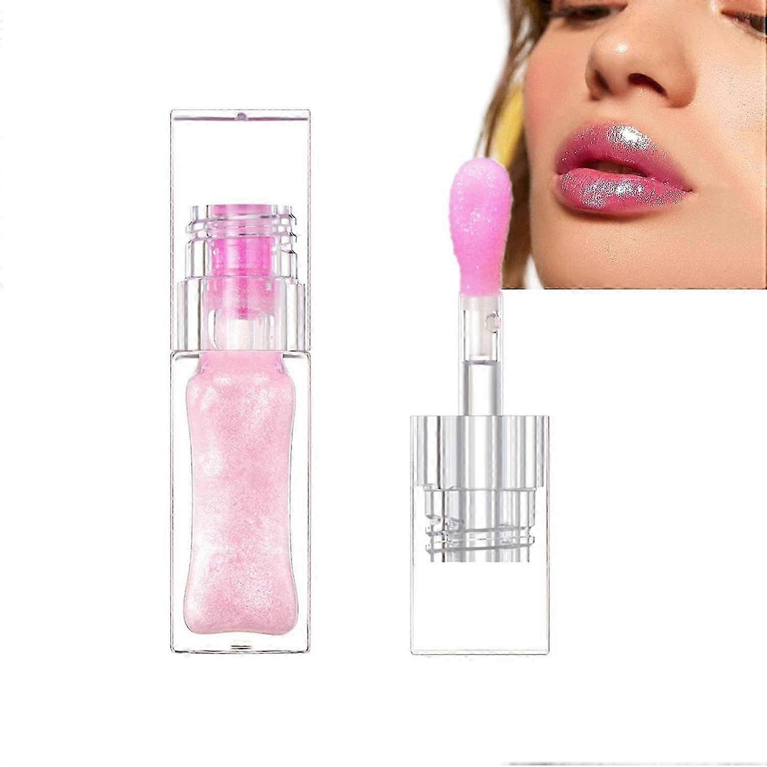Color Changing Lip Oil, Magic Color Changing Lip Oil V2, Moisturizing Transparent Plumping Lip Glow Care Oil
