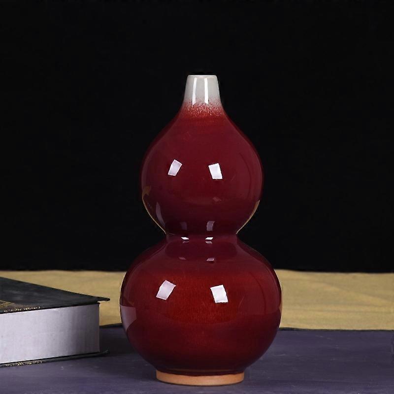 Handcrafted Double-Eared Vase - Ceramic Artwork