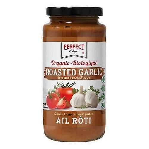 Perfect Chef Βιολογική σάλτσα ζυμαρικών ντομάτας ψητό σκόρδο ήπιο, 740 ml (περίπτωση των 6)