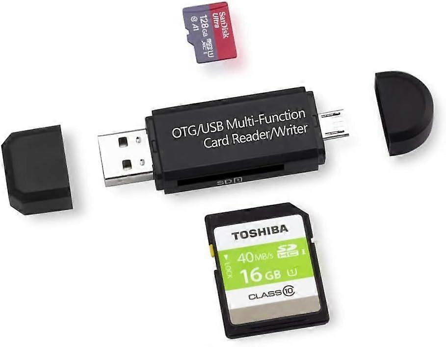 SBSGV SD Card Reader,Micro sd Card Reader,USB 2.0 Memory Card Reader for SDXC, SDHC, SD, MMC, RS-MMC, Micro SDXC, Micro SD, Micro SDHC Card and UHS-I 