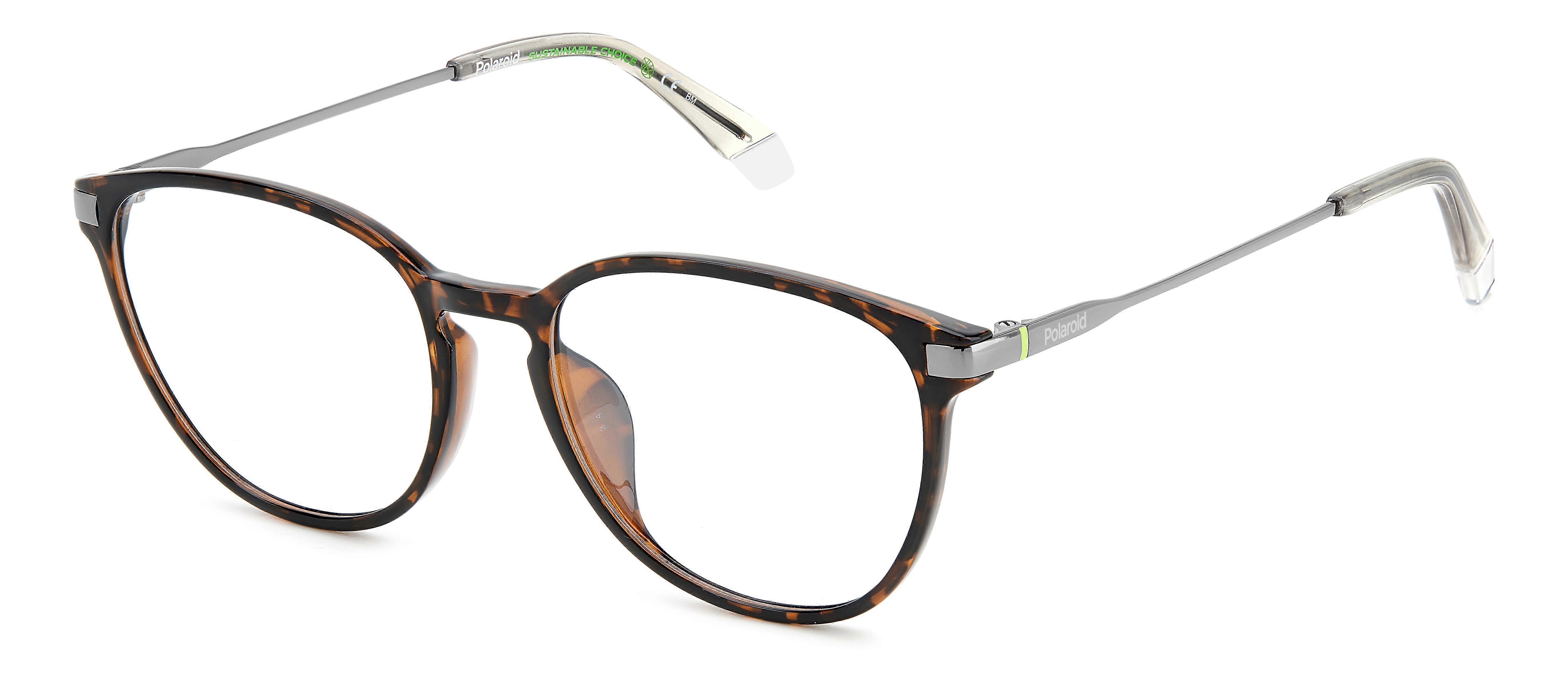 Eyewear Frames POLAROID PLD D489/G 086 HAVANA 52/17/145 UNISEX