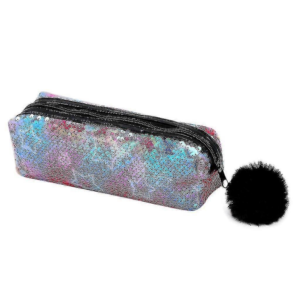 Student Sequins Hball Lar Pencil Case Bag Sry Zipper Pouch