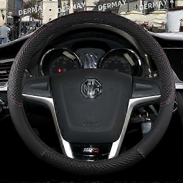 Til Mg Hs Zs Ev Mg3 3sw Mg5 Mg6 Mg7 Zr Ehs Ezs Gt 9 Farver Bil Ratdæksel Pu Skridsikkert Auto Tilbehør O form Sort