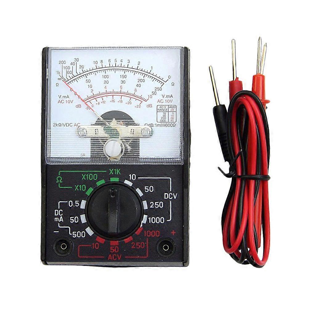 1Pc Professional Electrician Use Voltage High Precision Digital Multimeter Multi Tester Meter(Black)