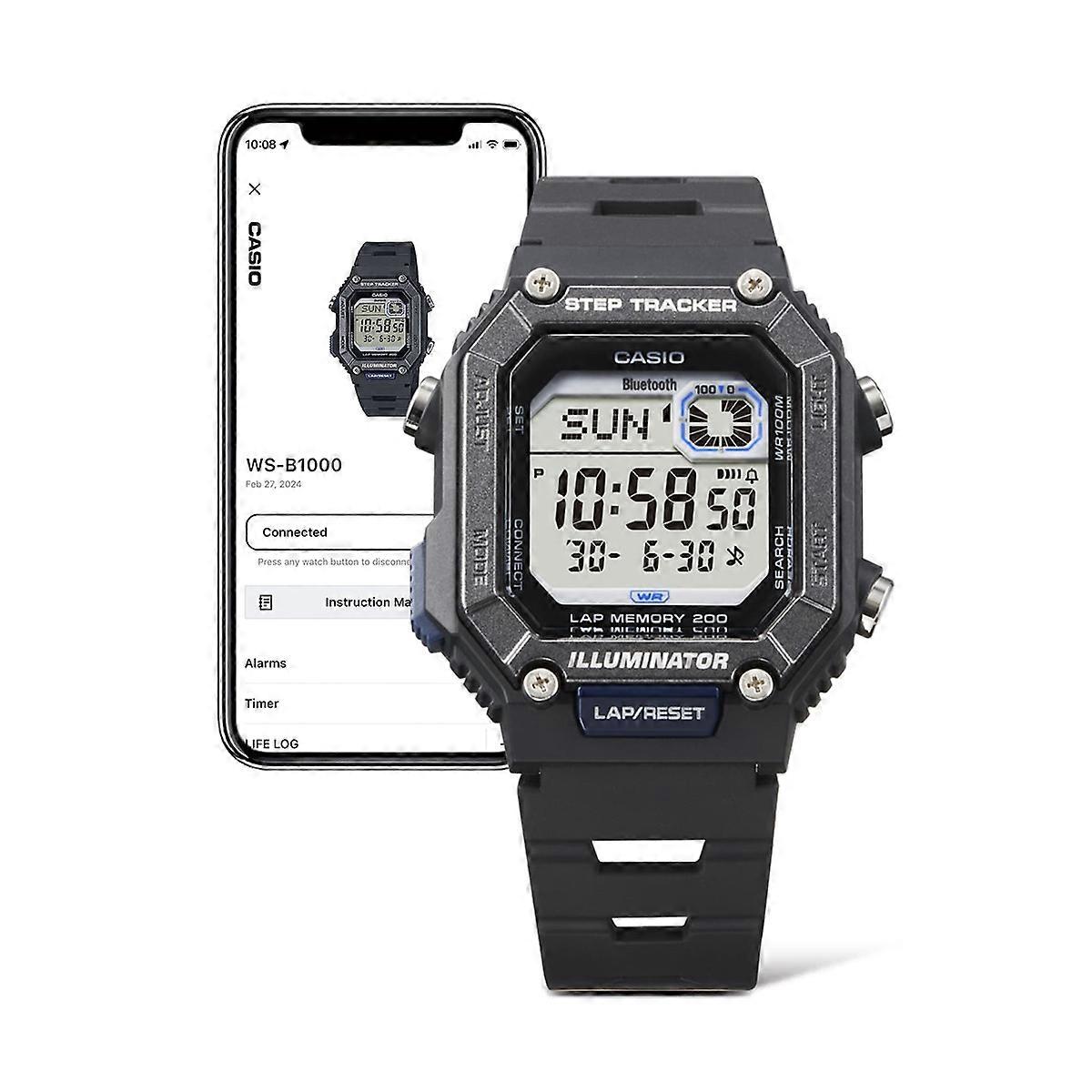 CASIO COLLECTION STEP TRACKER LAP 200 Bluetooth - BLACK