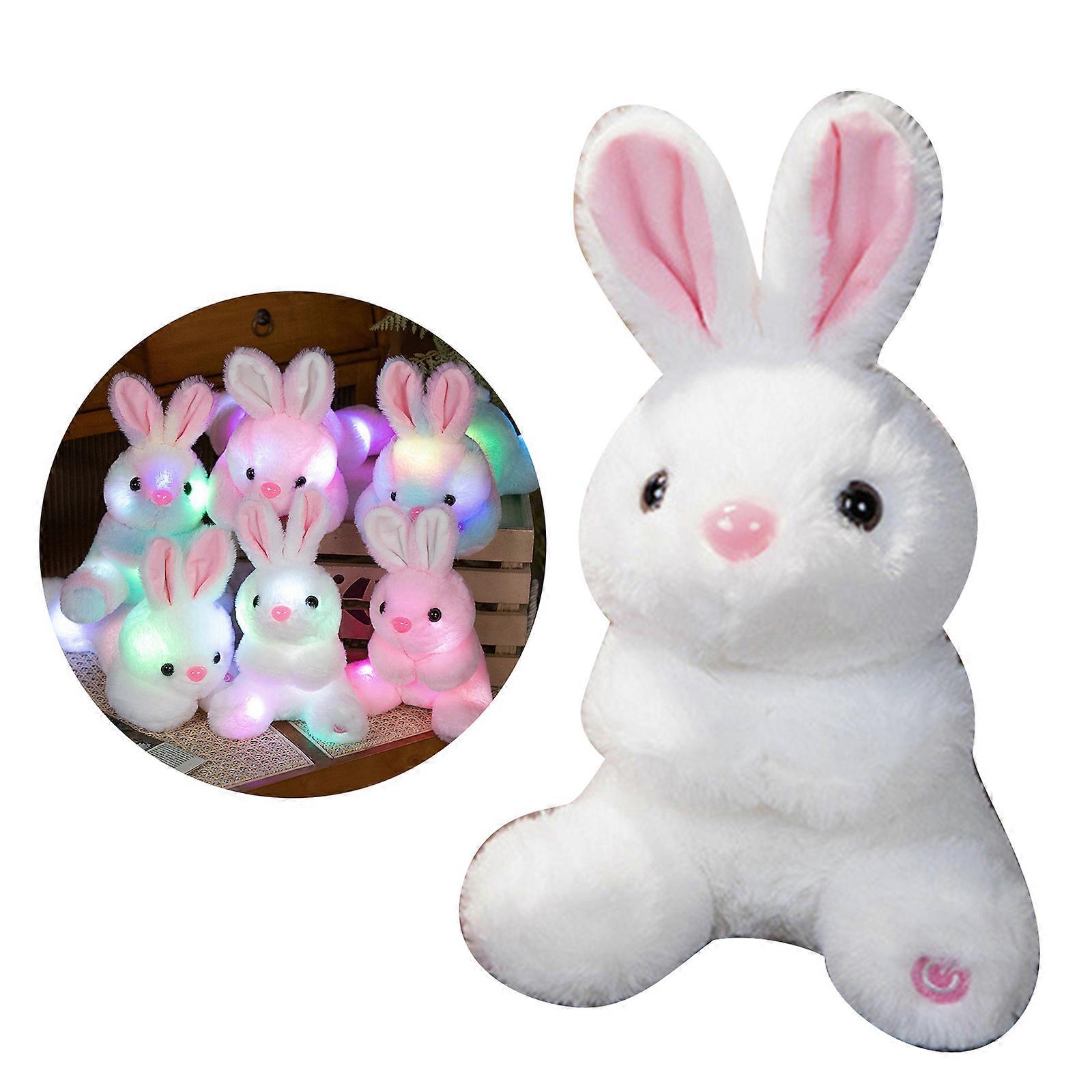 Cute Doll Glowing Rabbit Stuffed Animal Rabbit Toy Soft Comfortable ...