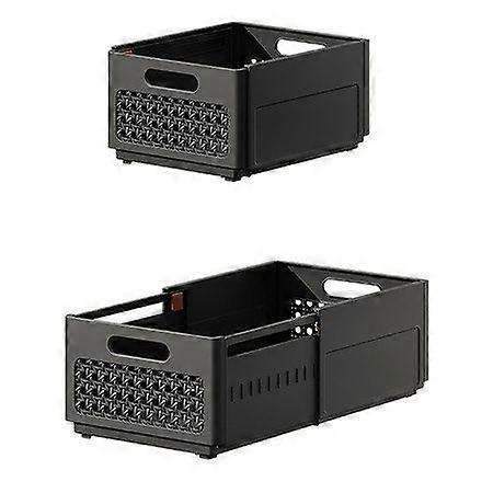 Adjustable Stackable Retractable Storage Box - Easy Assembly & Durable Design