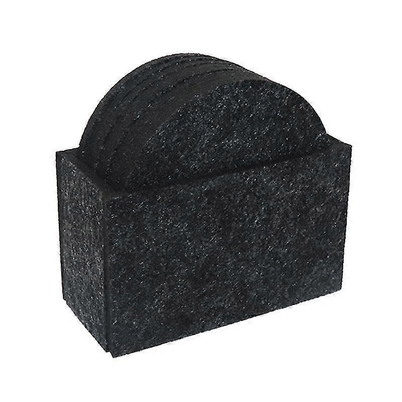 8Pcs Felt Round Square Hexagon Shape Heat Insulated Cup Mat Coaster Table Decor