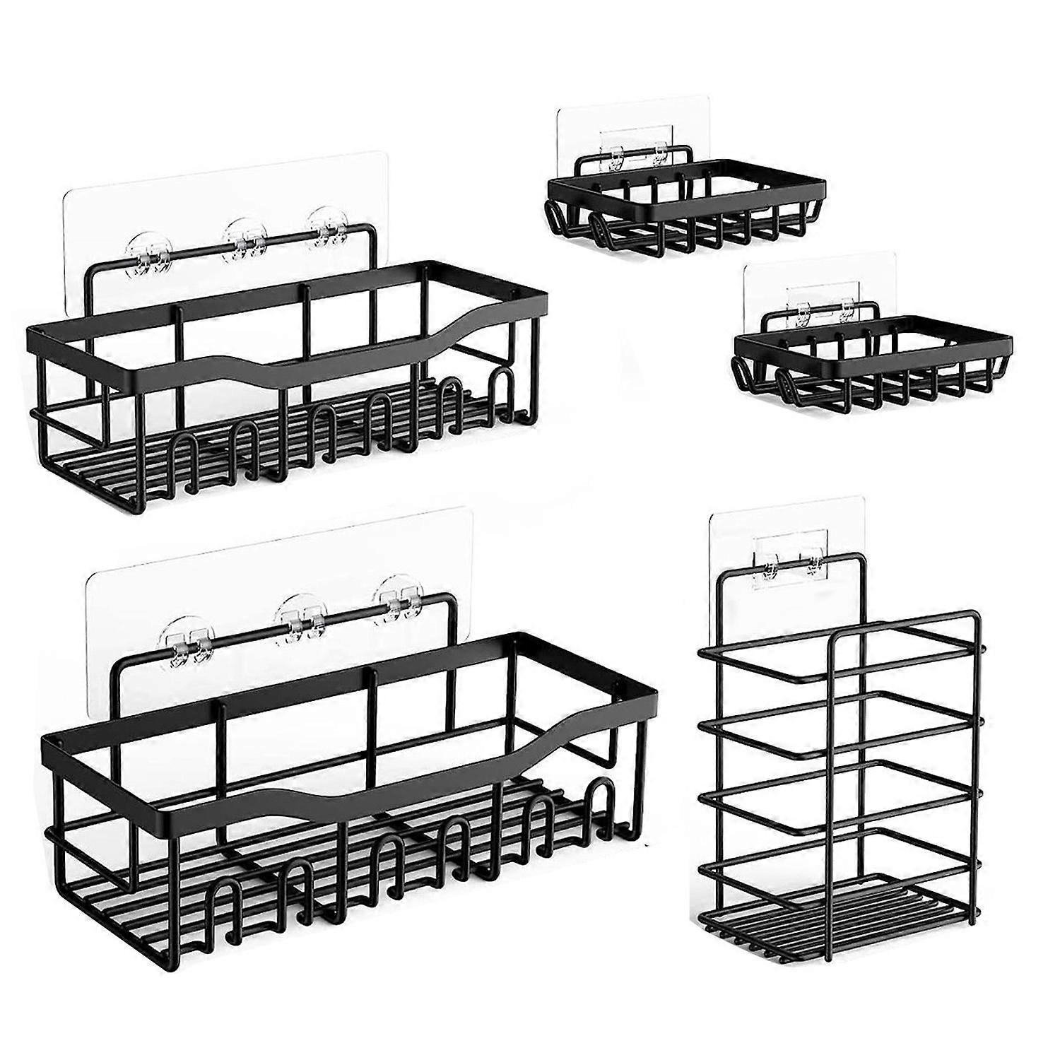 Shower Organizer Storage Rack Rust-Proof Scratch-Resistant Easy Installation No Drilling Required