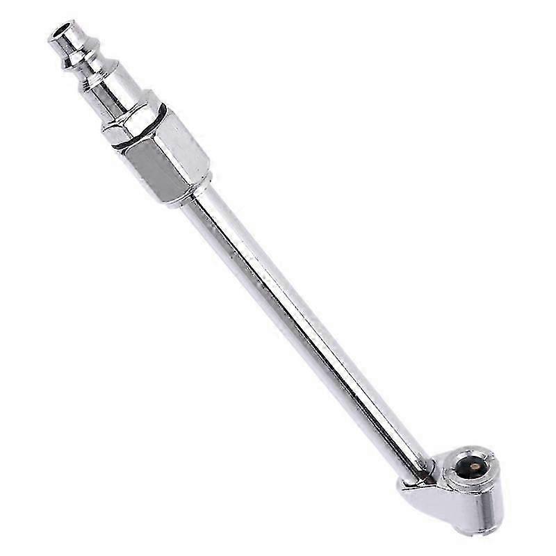1/4" Air Chucks Kit with Heavy Duty Dual Head Tire Chuck for Inflator Compressor