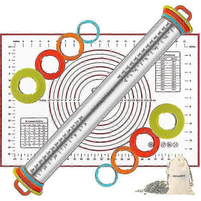 unique 1set Rolling Sticks For Baking