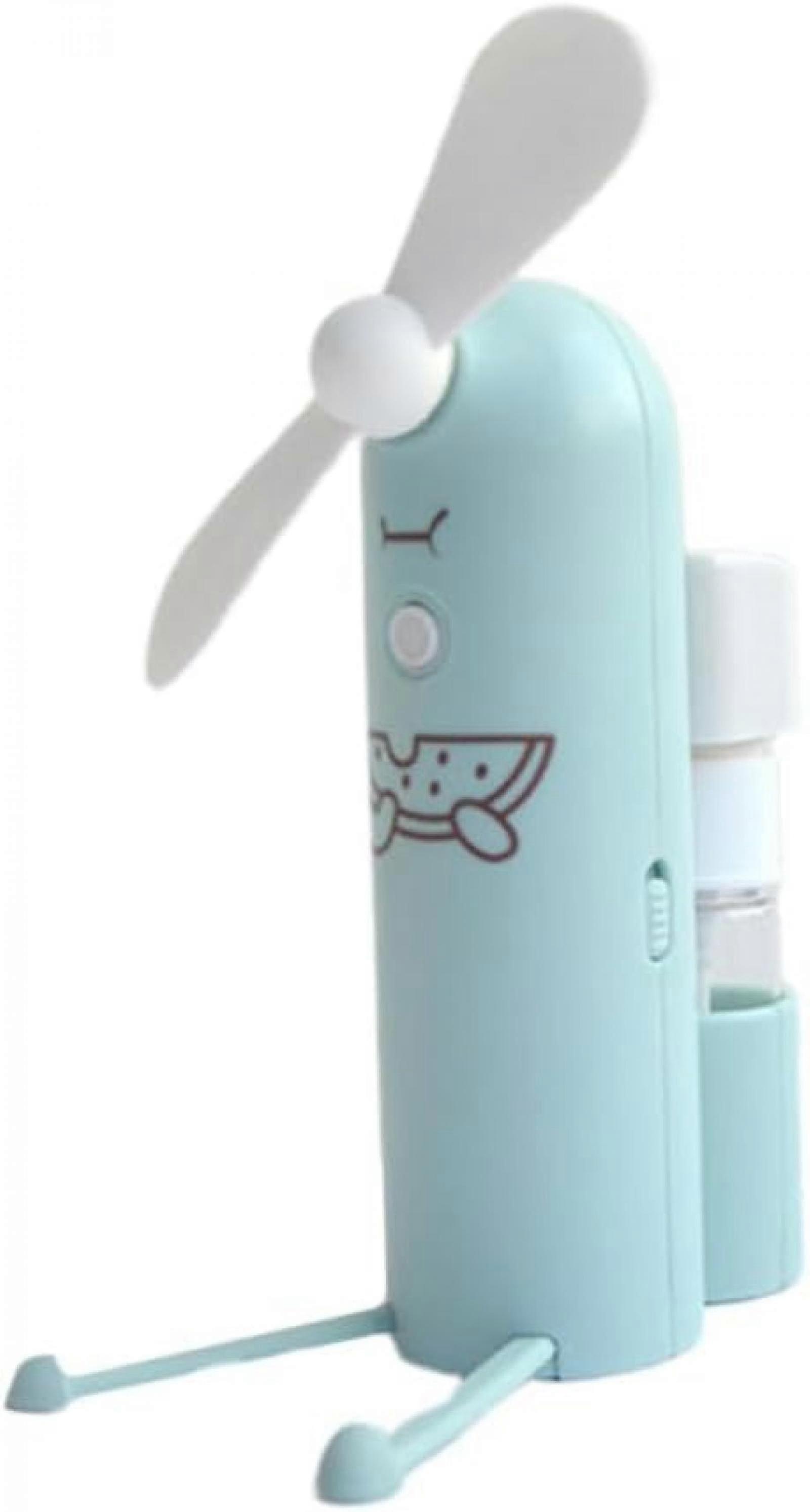 Mini Fan with Mobile Phone Holder, USB-Powered Portable Fan