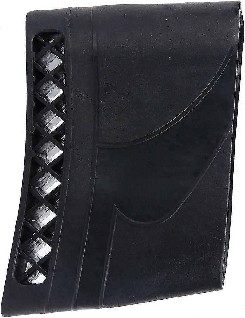 ショットガンライフル用ラテンゴムショックアブソーバーリコイルパッドスリーブストックアクセサリー12.5x3x8cm-ブラウン/ブラック