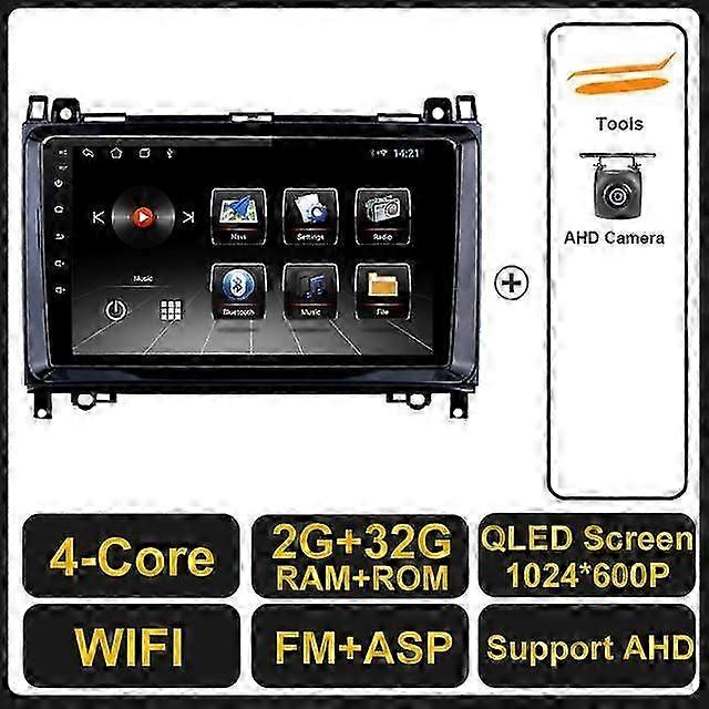 Android 11 per Mercedes Benz B200 Sprinter W906 W639 Classe AB W169 W245 Autoradio Stereo Multimedia Navigazione GPS Lettore video