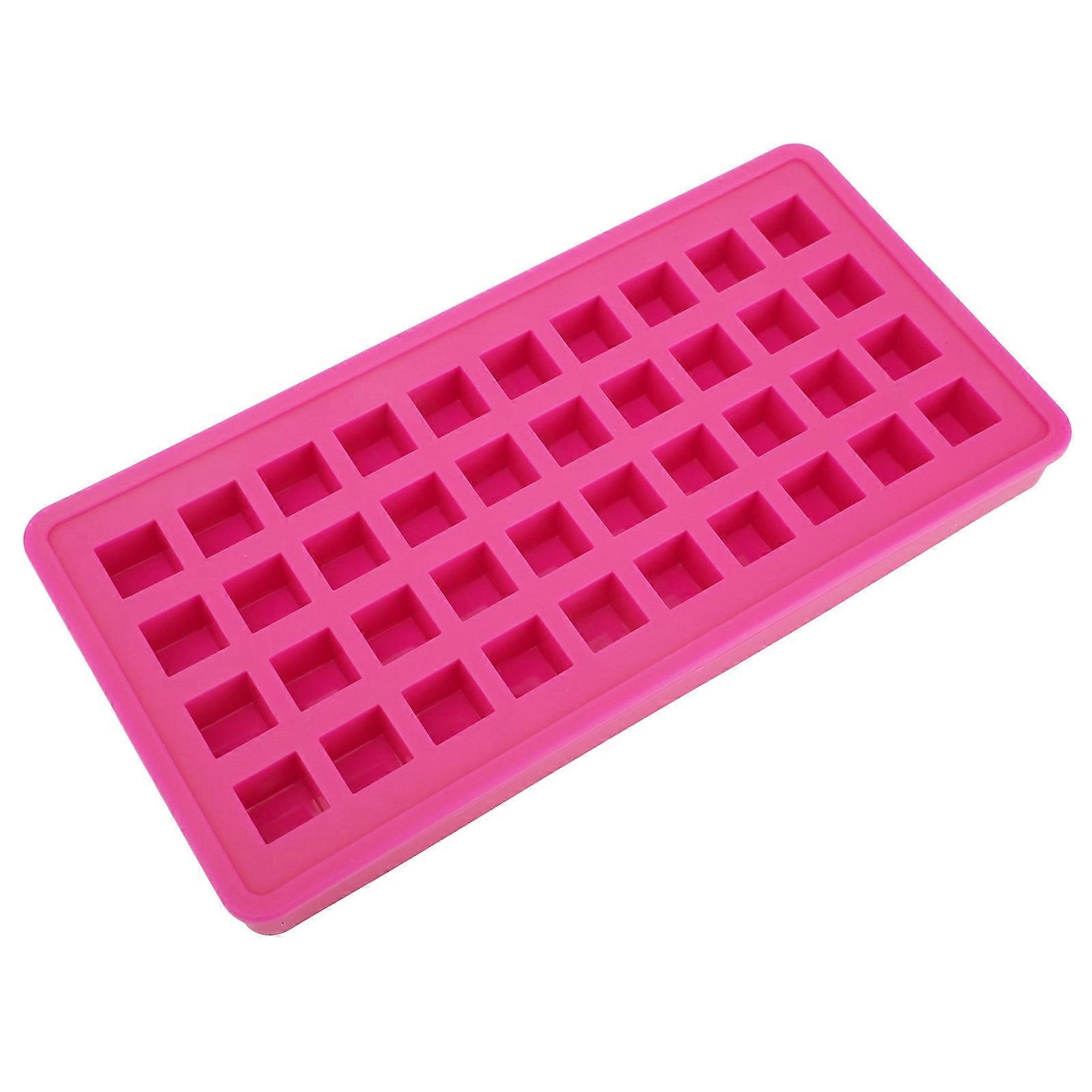40Grids Silicone Ice Tray 40-Cavity Square Ice Mold Food Grade Silicone Reusable Ice Cubes Maker Kitchen Accessories
