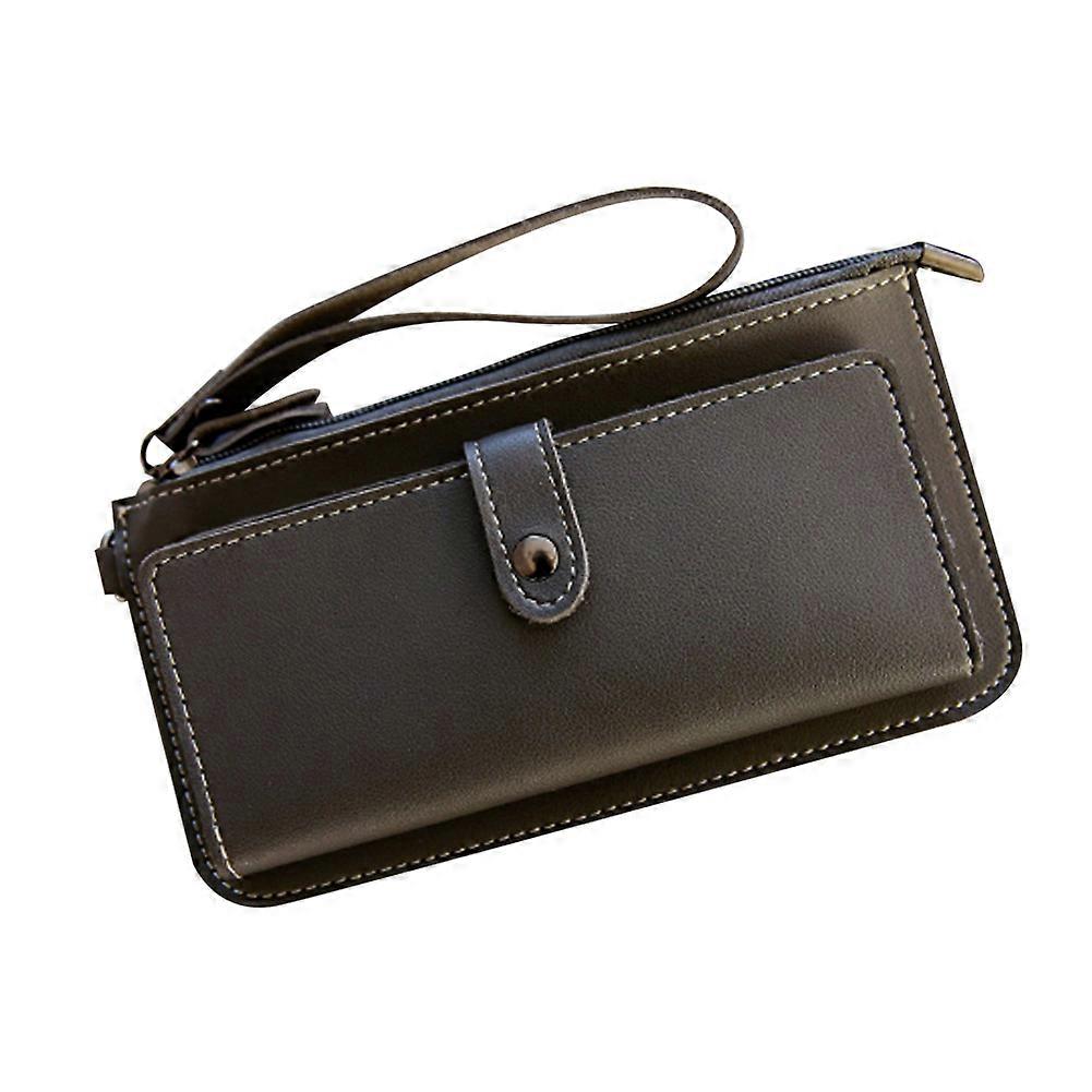 Women's long and short wallets embroidered animal clutch student PU card holder wallet