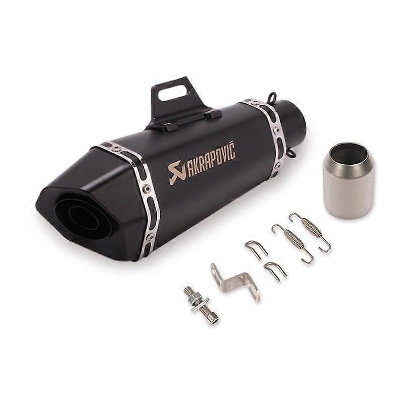 Μοτοσικλέτα για Kawasaki ZX6R10RZ900Z800 Yamaha R3R25R6 εξάτμιση σκορπιός τροποποιημένο πλήρες μαύρο ρυθμιστικό