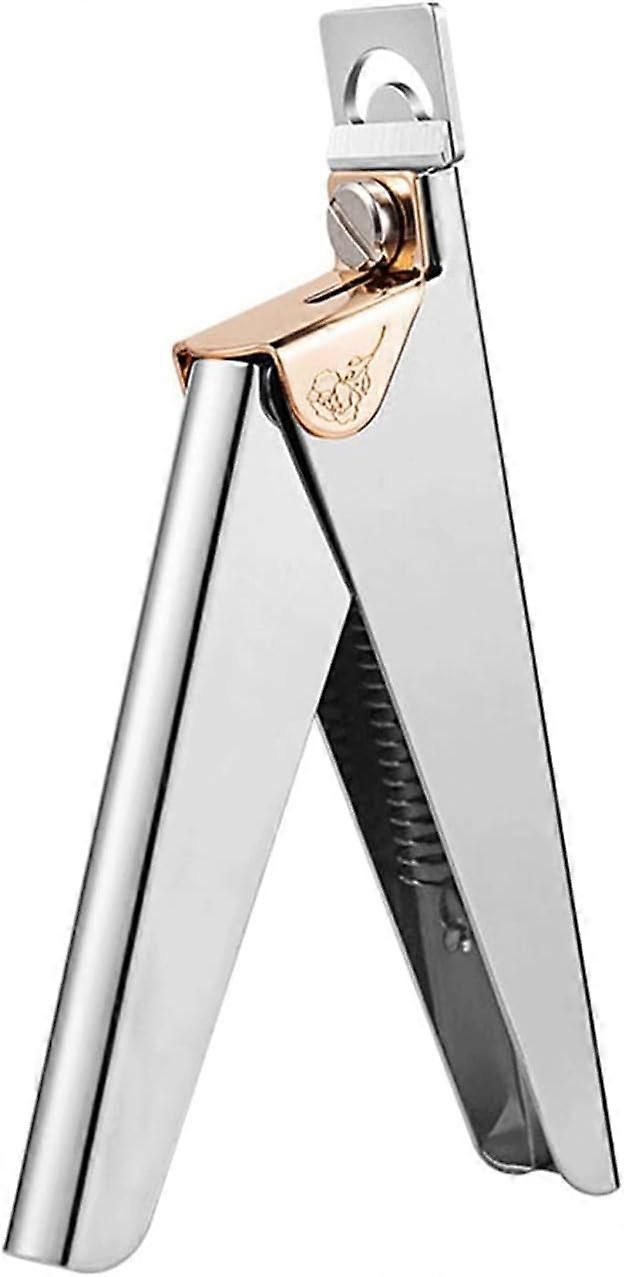 Professional Nail Trimmer for Thick Nails - Ergonomic Lever, Splash Guard, Precision Cutting for Fingernails and Toenails