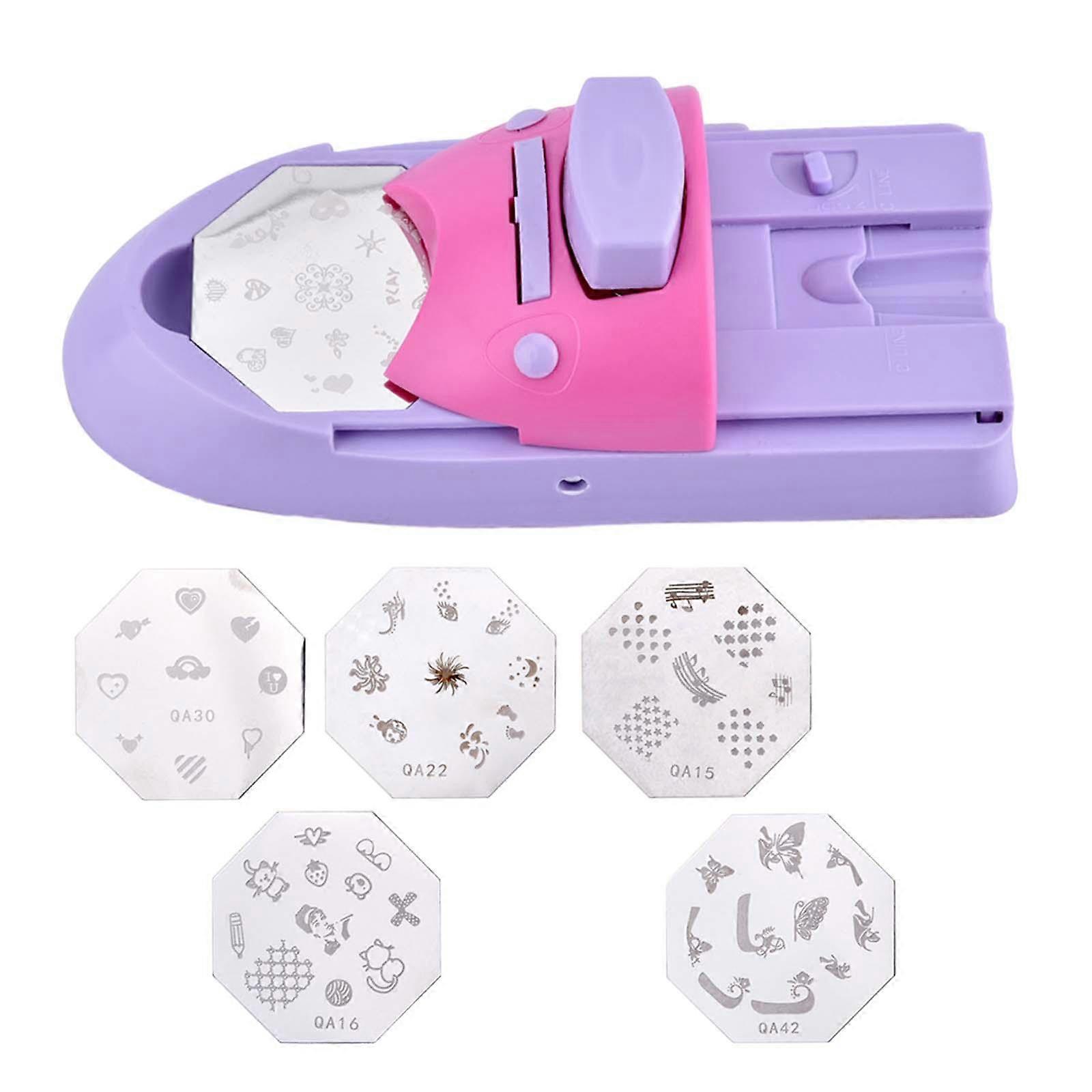 DIY Nail Printer Nail Polish Paint Machine Set Manicure