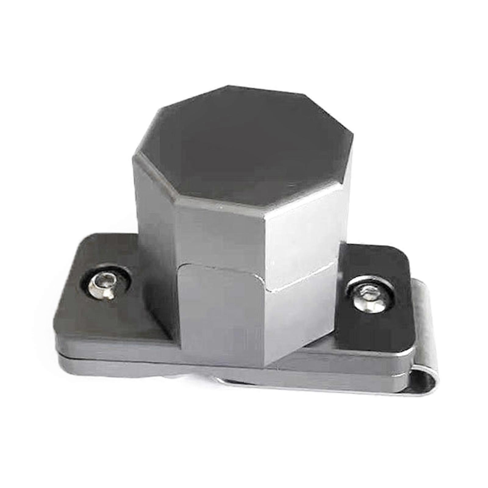 Porte-craie Magnétique Pour Billard - Clip De Ceinture - Alliage Aluminium Et Cuir - Léger Et Fixe - Accessoire Snooker
