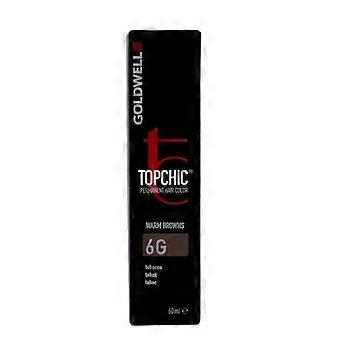 Goldwell Topchic Warm Browns 6G Tabacco Colore Permanente Per Capelli 60ml.