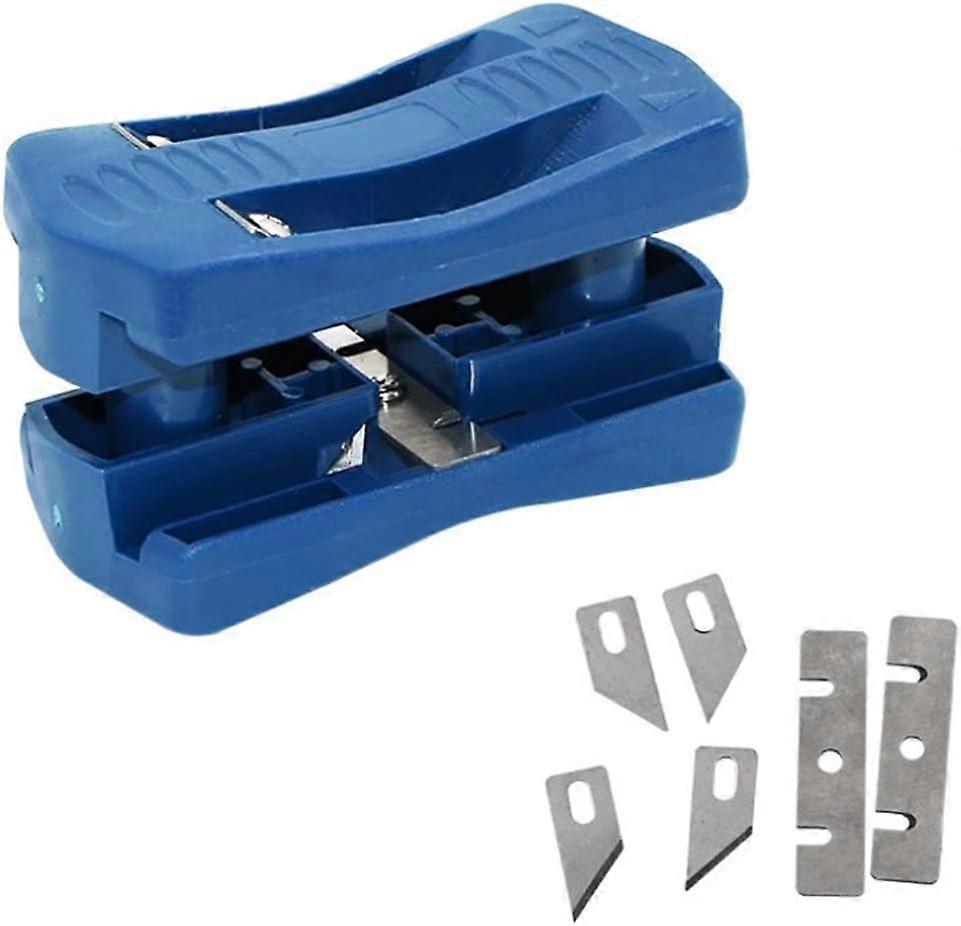 Edge Trimmer for Furniture Cabinet Making, Manual Edge Banding Machine Tool with Flexible Melamine Paper, Durable Non-Slip Surface, Includes Two Sets