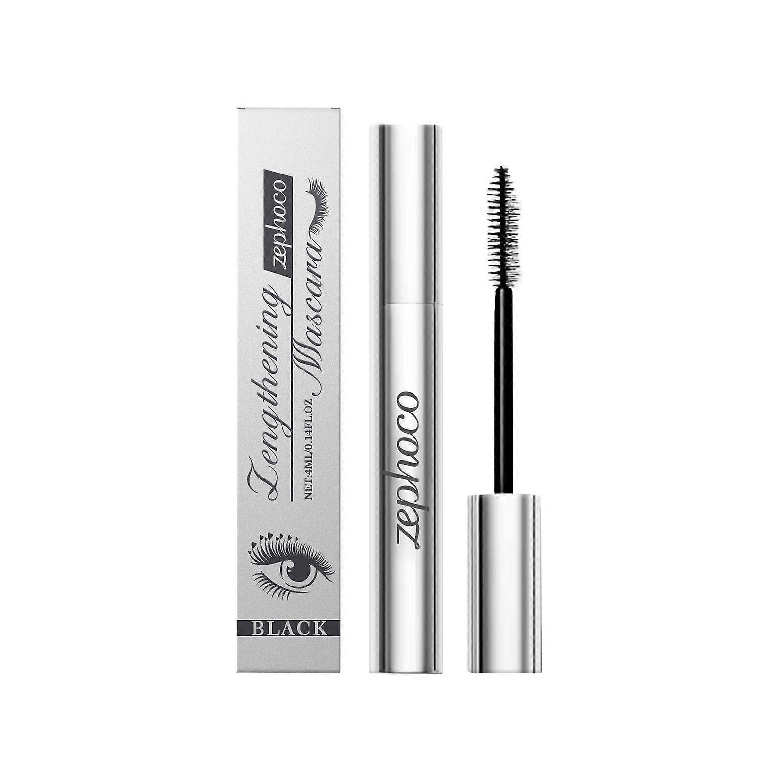 Zephoco Everlong Mascara Thick Curl Naturalmente Impermeable Resistente al Sudor Máscara de Maquillaje Diaria a prueba de Manchas