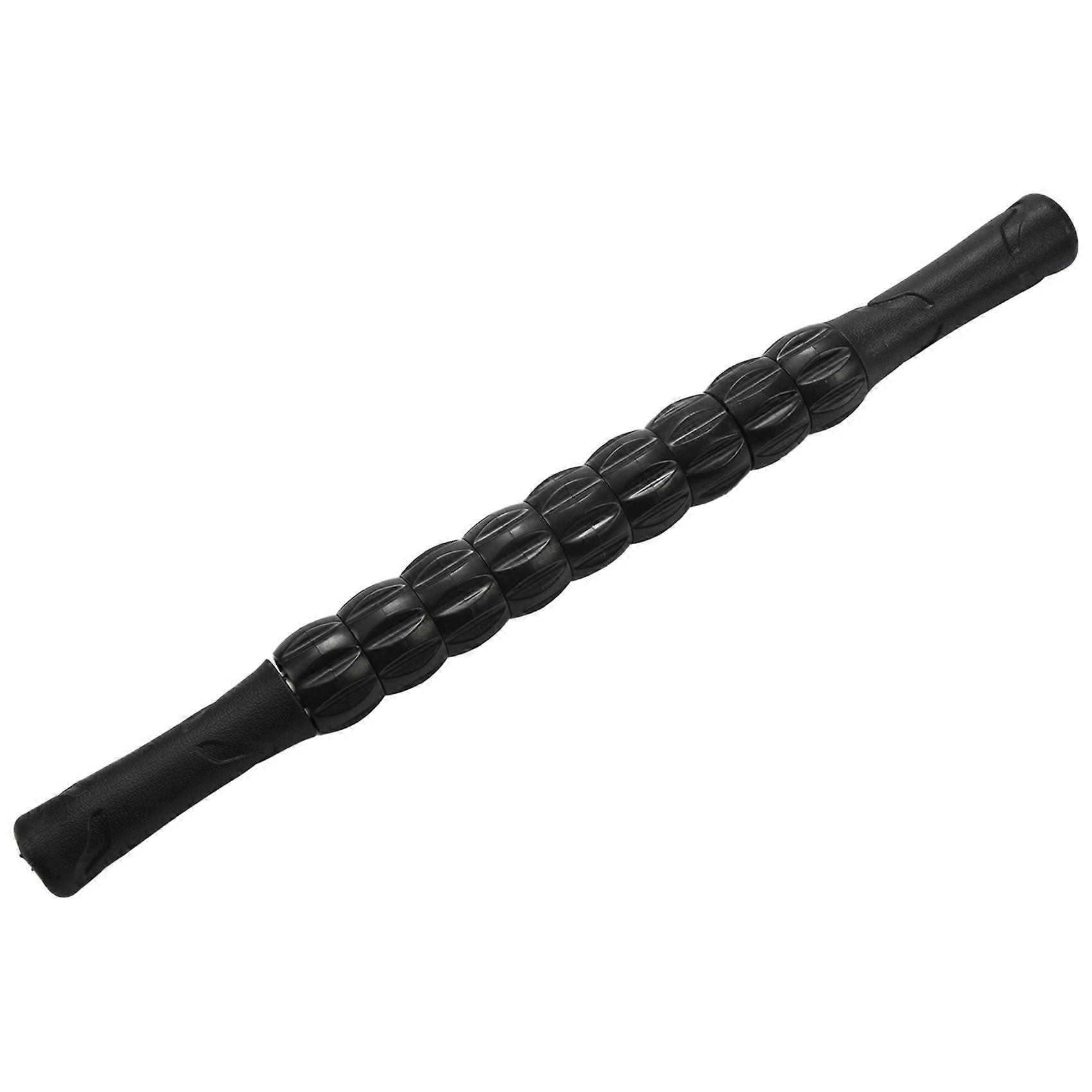 Adjustable Gear Muscle Massage Roller Stick Black