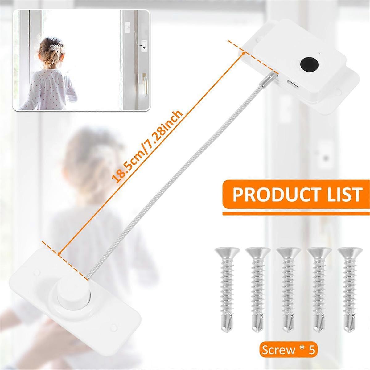 Fingerprint Fridge Lock, Refrigerator Safety Lock A