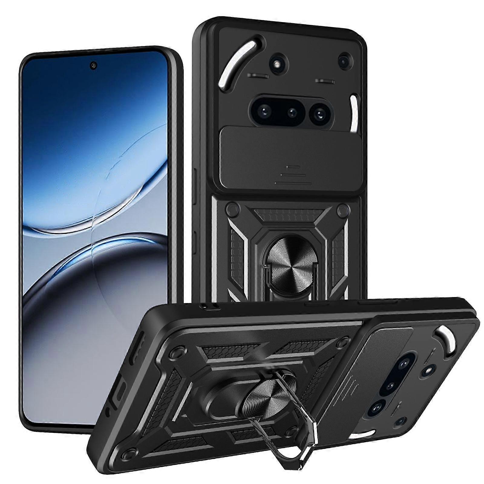 Sliding Camera Cover Design TPU+PC Phone Case
