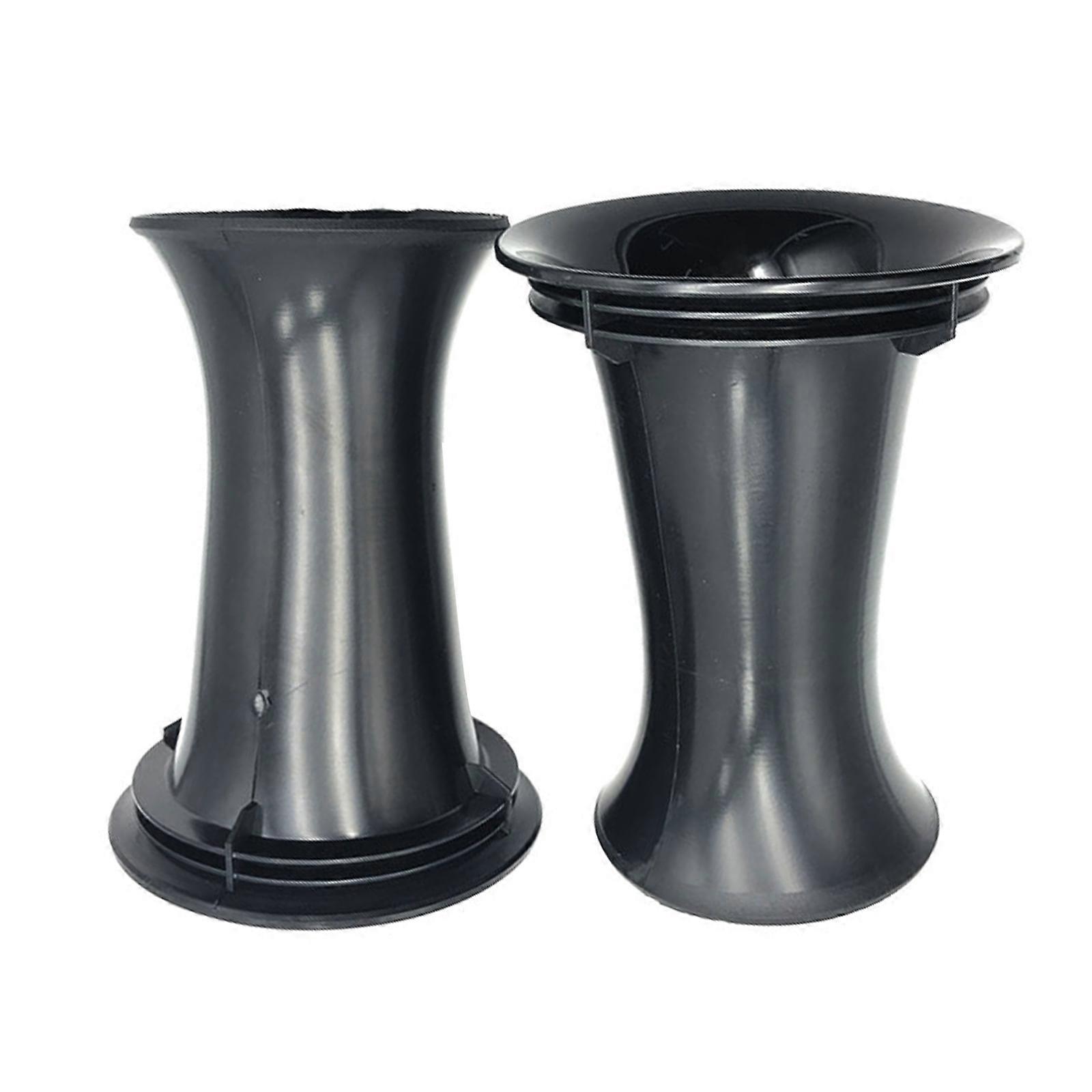 1 sæt højttaler port rør subwoofer bas til refleks rør bas bashøjttaler udluftningsboks højttaler port vent sort 99mm x 160mm sort