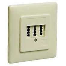 Built-in AC Socket TAE NFN - WENTRONIC - 50264 - White - Rectangular - 3 Ports