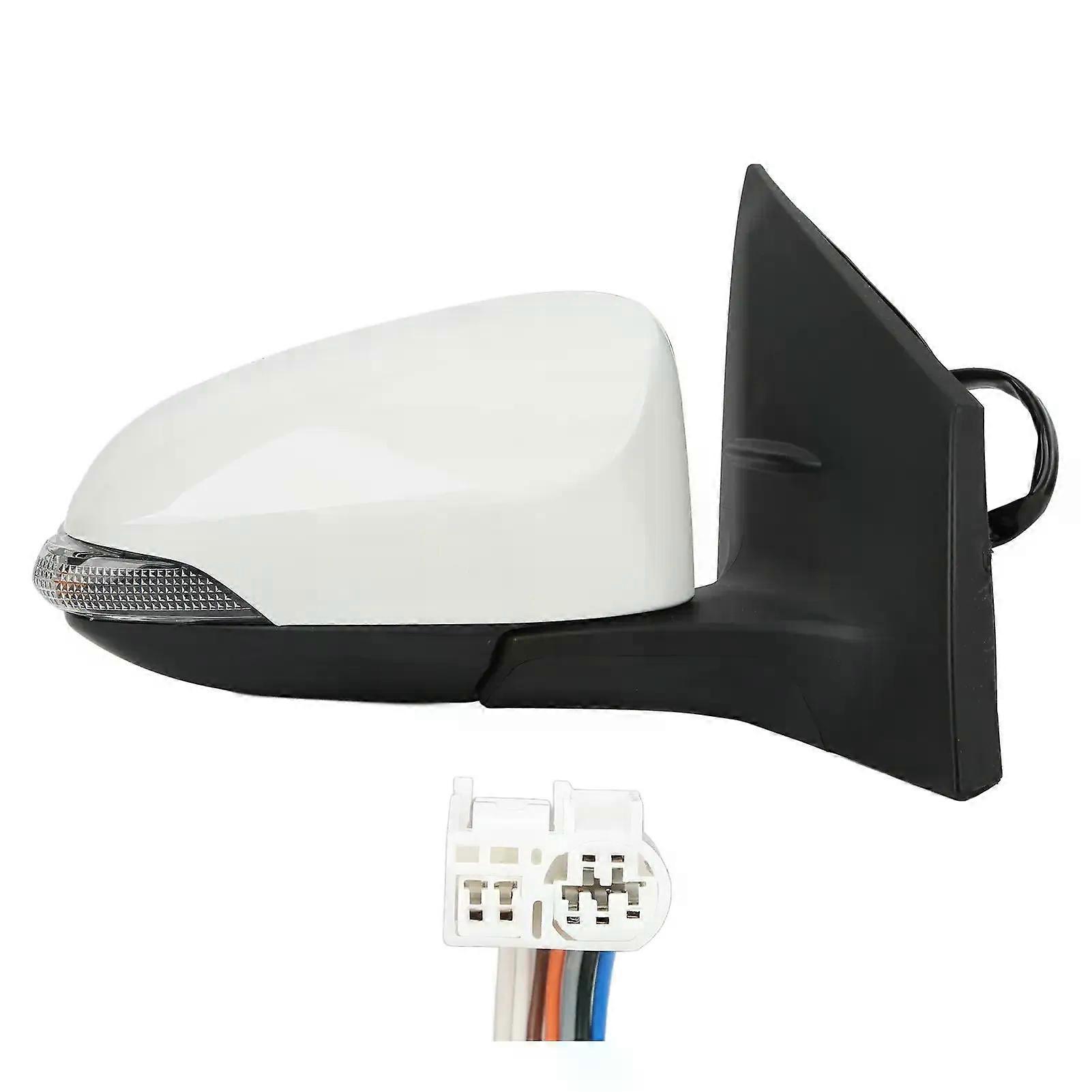 Super for White Power Heated Side Mirror With Turn Signal Replacement for corolla E170 2014 2015 2016 2017 2018 2019