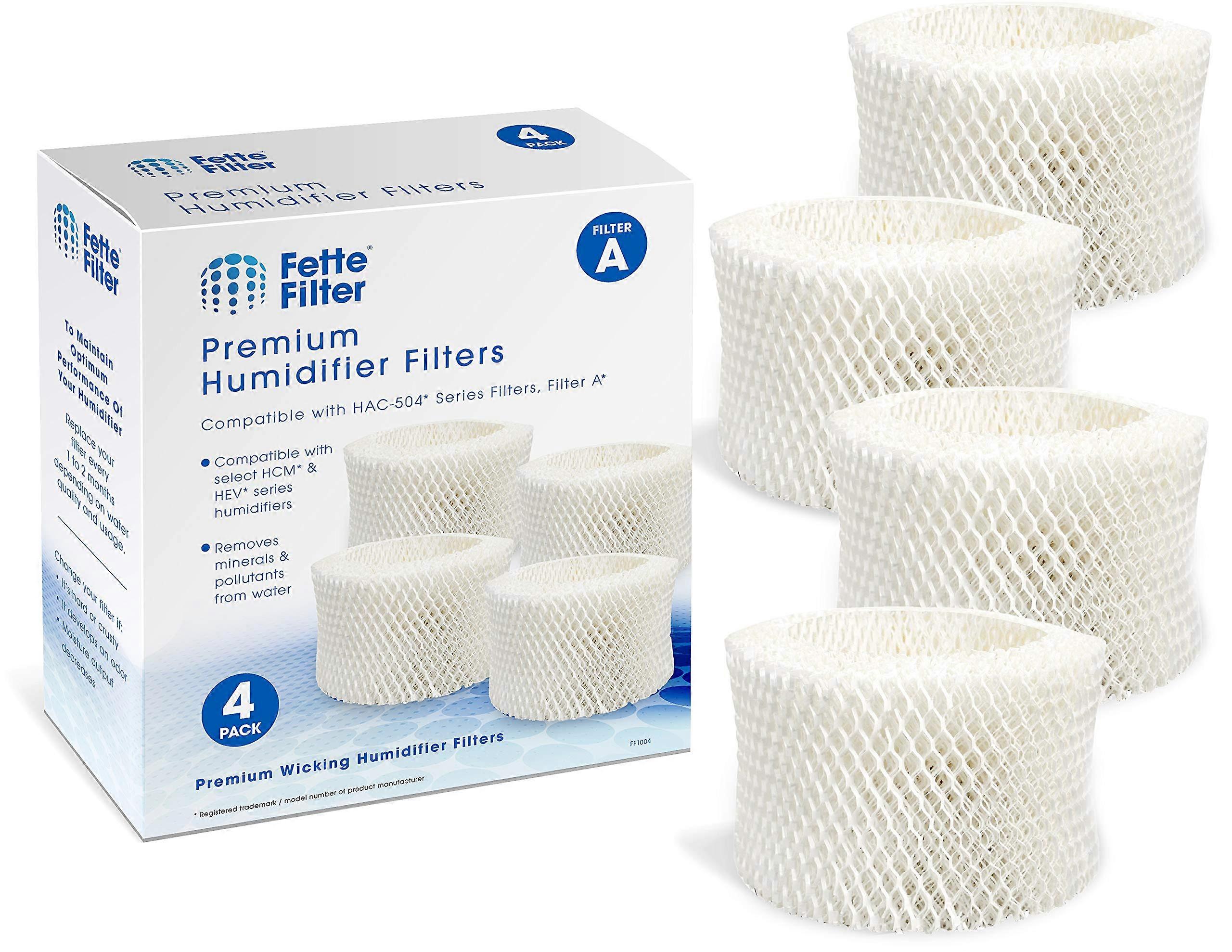 4 Premium Humidifier Filters for Cool Mist Humidifiers Compatible with Various Models, High Efficiency, Easy Installation