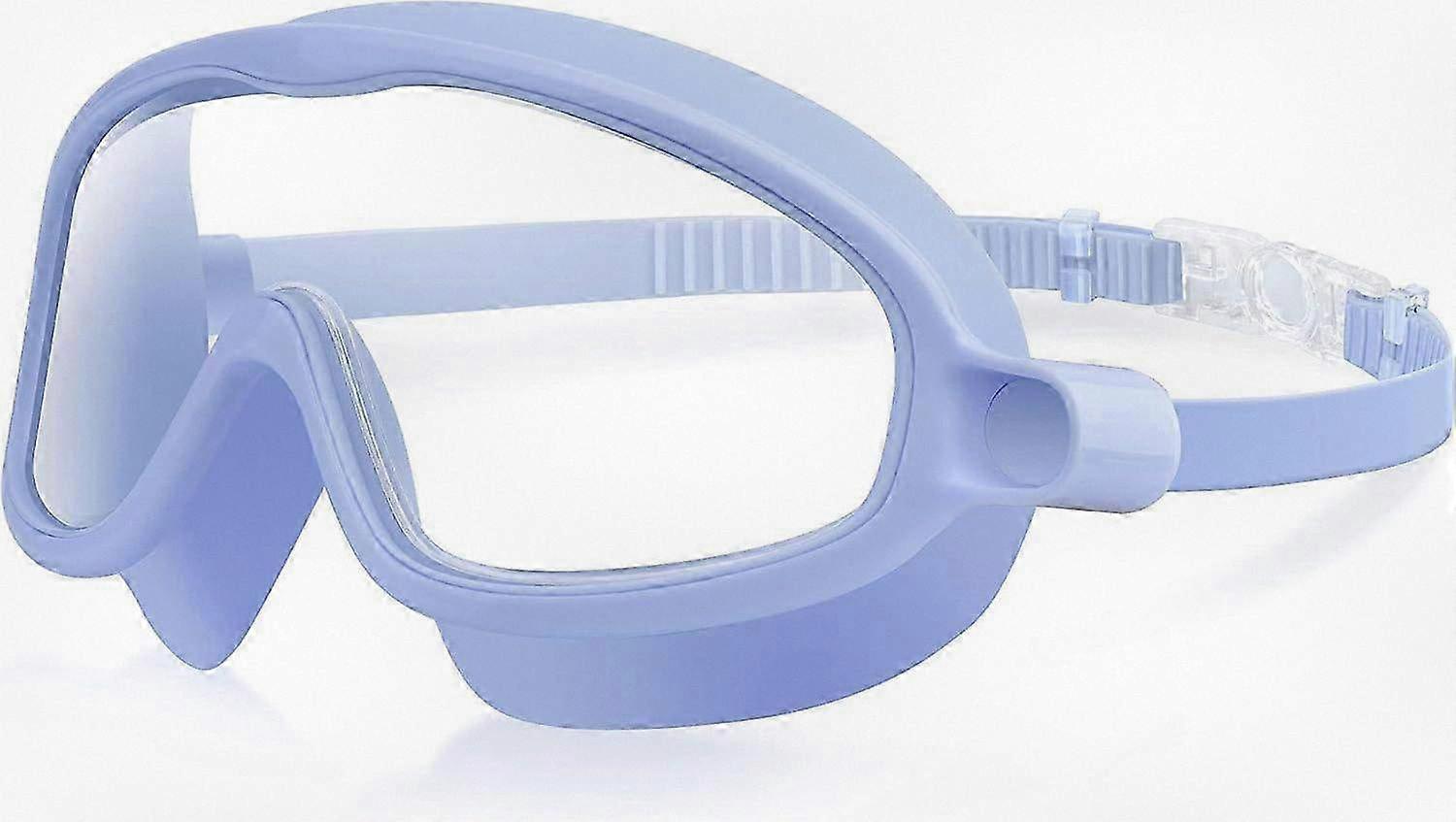 Children's Swim Goggles Leakproof Fog-Resistant Wide Vision Swimming Glasses for Ages 4-15