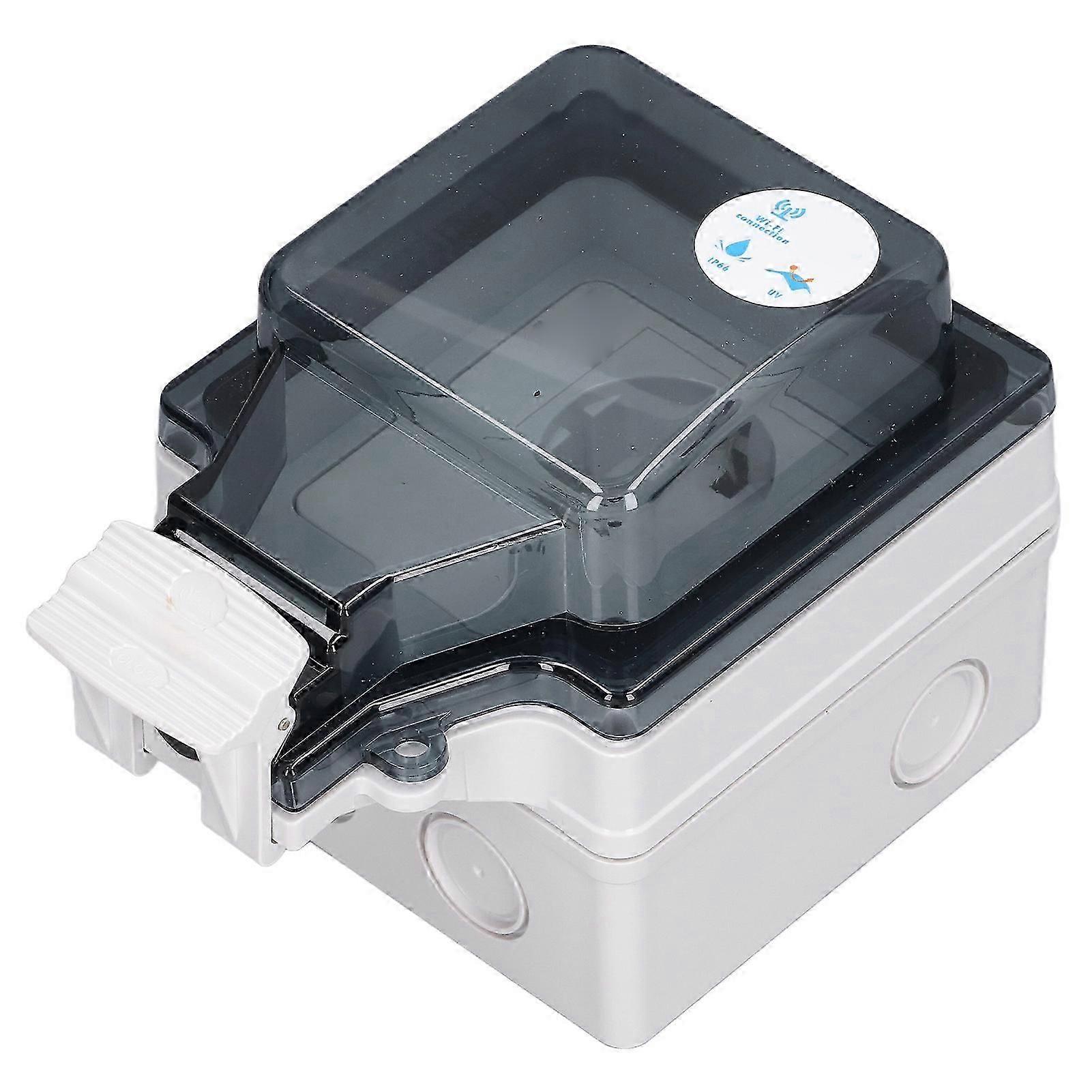 Outdoor Waterproof WiFi Smart Plug Socket IP66, Type 86 EU Plug 16A 110-250V