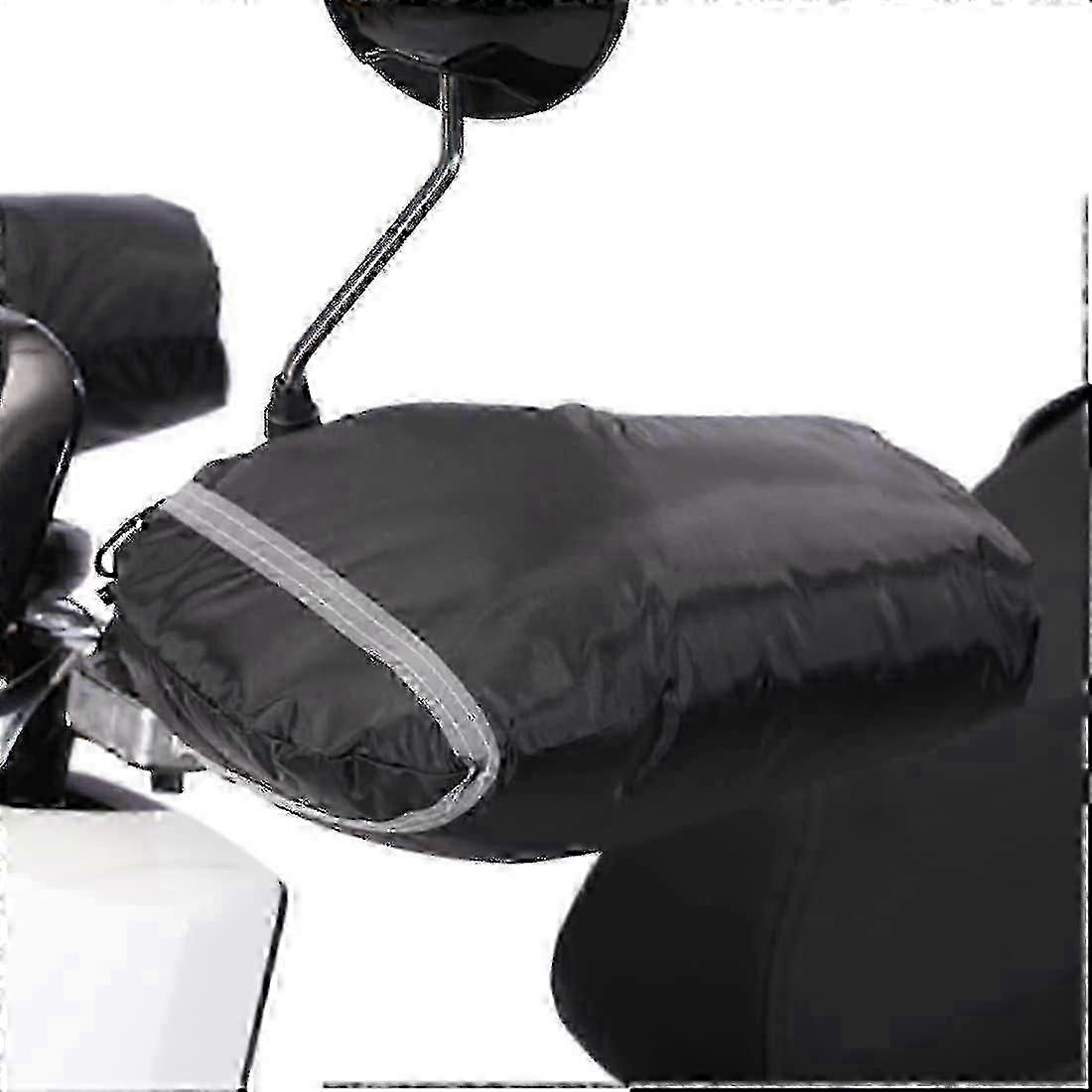 Motorcycle Grip Handlebar Muff Windproof Waterproof Warm Handlebar Gloves_m24