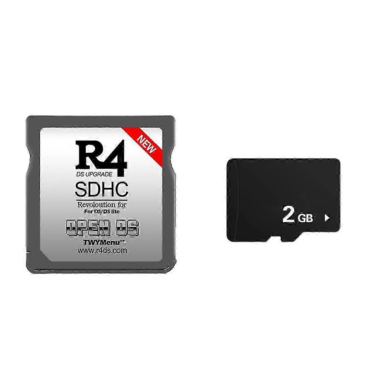 R4 Card SDHC Burning Card+2GB Memory Card New OpenDS TWYMenu++ Dual Core for / Lite Flash Card