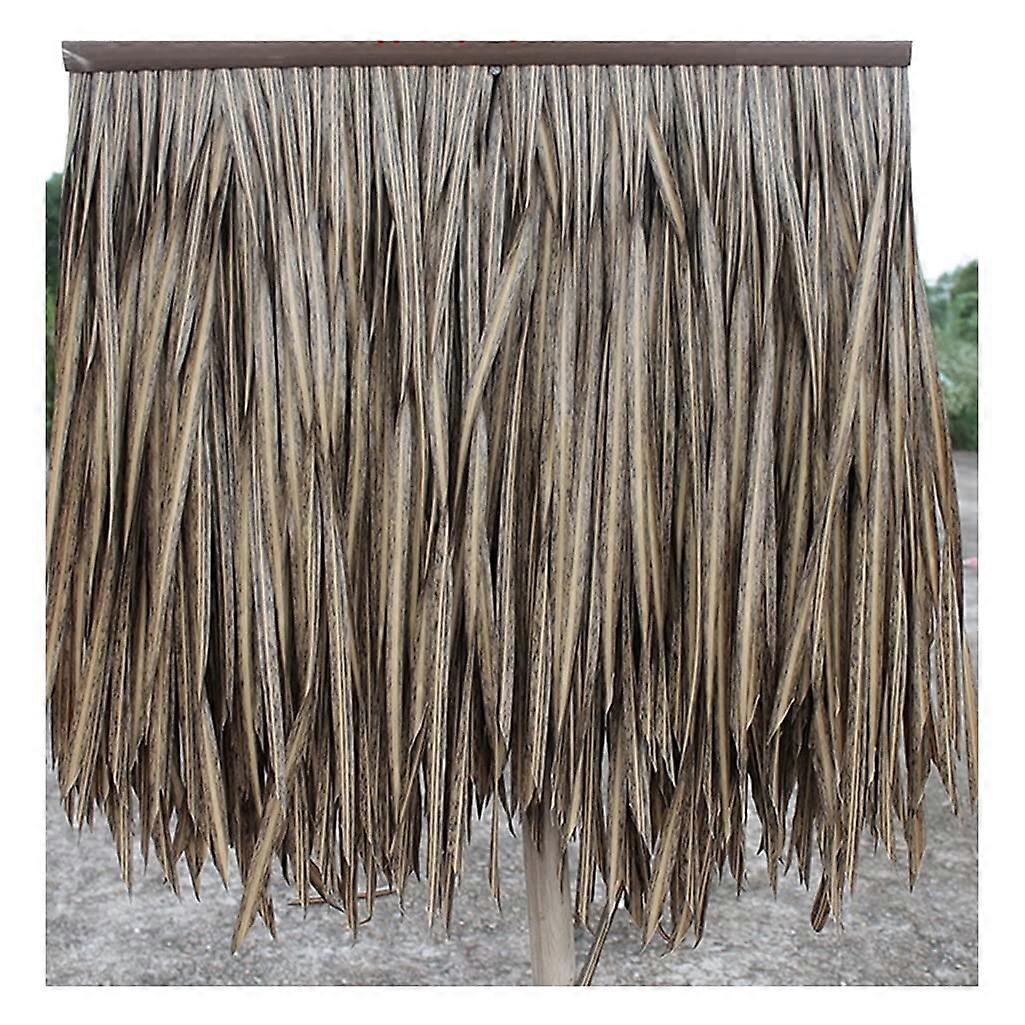 Synthetic Thatch Grass Roof, Palm Thatch Rolls Artificial Straw Roll For Tiki Bar, Patio, Party