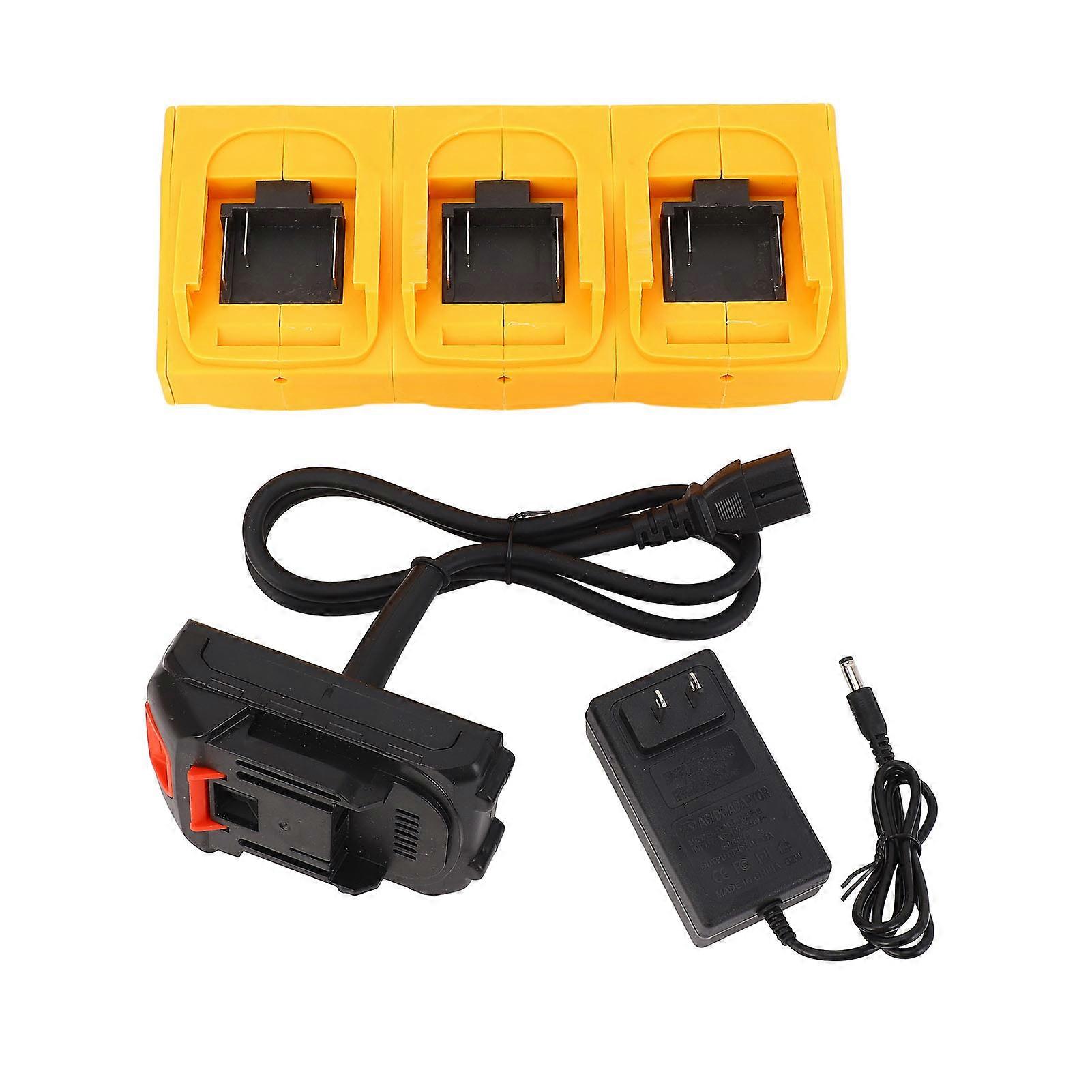 Converter 6 Interfaces Power Tool Adapter for 21V Li Battery Chainsaw Car Washer Fan Mower Electric Scissors