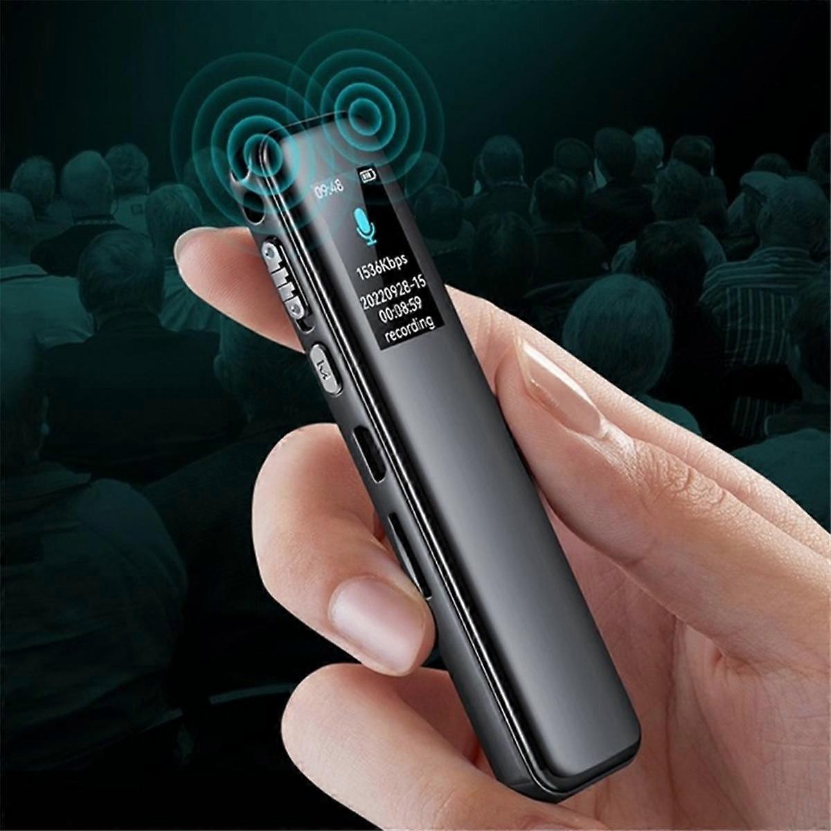 Digital Voice Recorder Mp3 Player Mini Recorders Pen Support 8GB TF Card Professional Dictaphone 25 Hour Recording Time