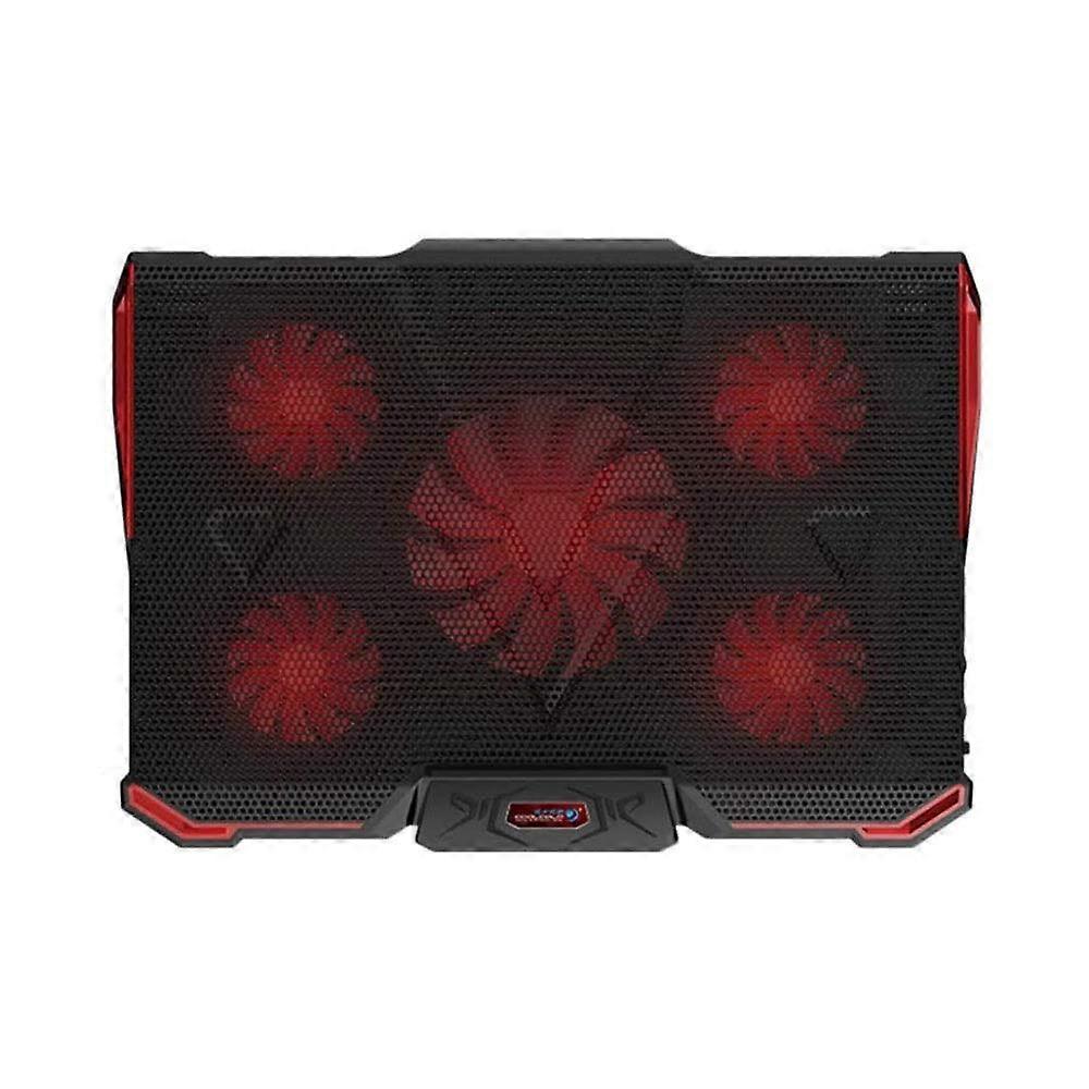 Laptop Cooling Pad for 17 Inch, Laptop Cooler with 5 Quiet Cooling Fans and 5 Stand Height Adjustable