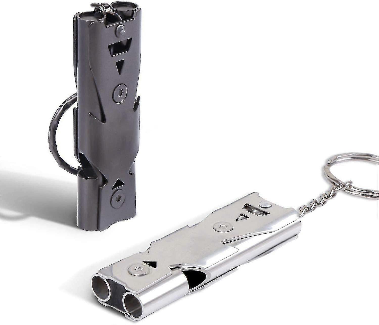 Double S With 2 Tubes, 2 Pack Less Steel High Decibel