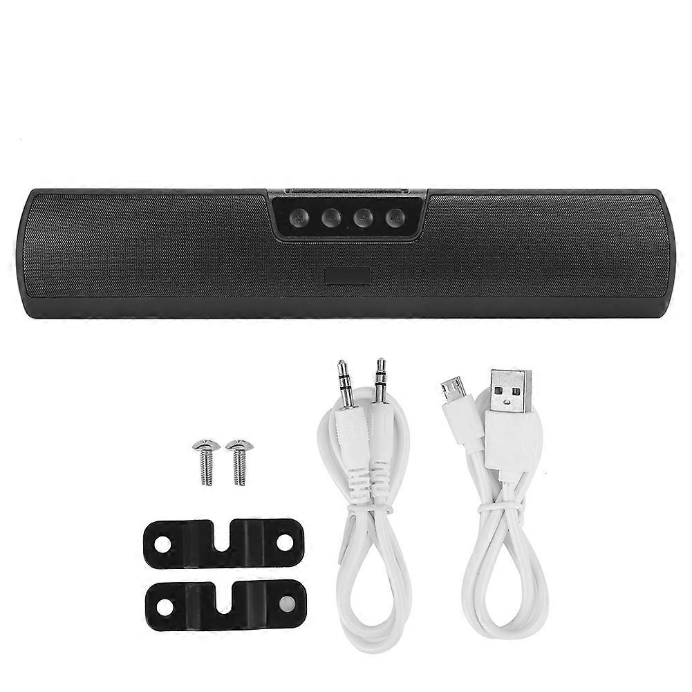 TV Soundbar with Virtual Surround Sound, Elegant Saving Space Design for Smart TV, Multiple Connection Options with Wireless BT Transmission,