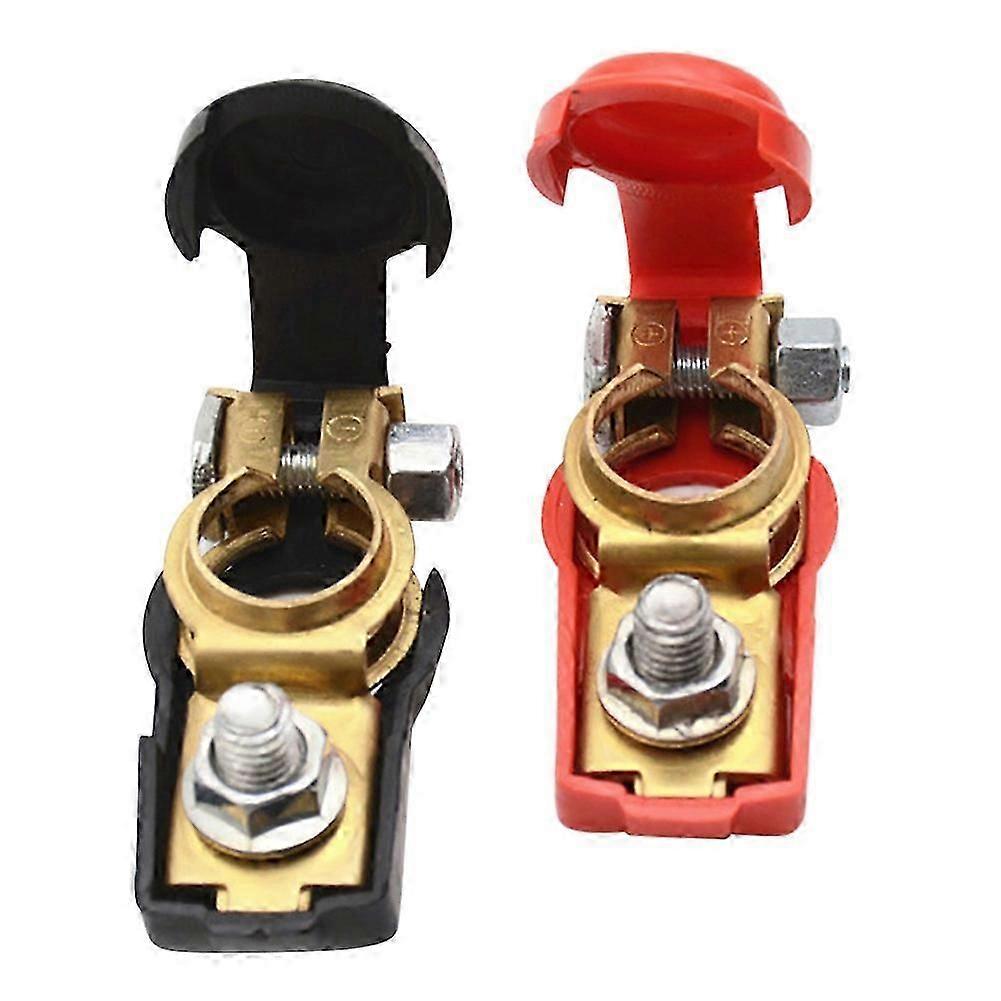 2Pcs 12V Car Quick Release Positive Negative Battery Terminal Connector Clamps